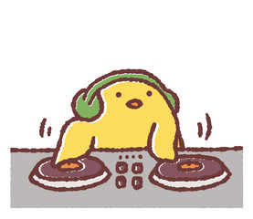 DJヒヨコ © TAMAGO POTATO