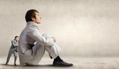 He is to big to be and powerful!