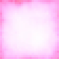 pink geometrical frame