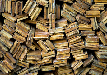 background stacked firewood