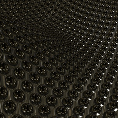 abstract the background of the spheres