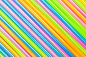 Obraz premium Colorful straw for background