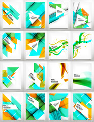Flyers, Brochure Design Template Set
