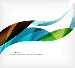 Business wave corporate background