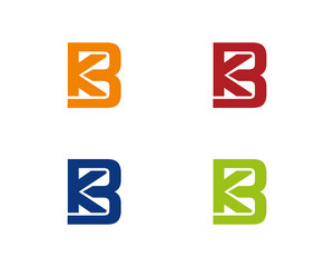 BK or KB Letters Logotype 2
