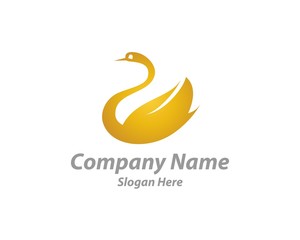 gold swan