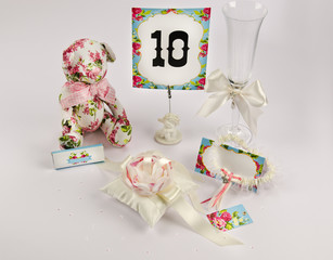 Wedding table accessories