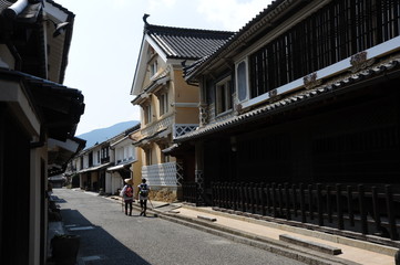 内子町の古い街並み
