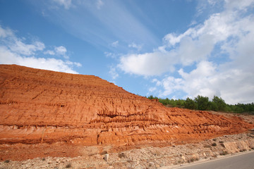 Red sludge, Iglesias (Sardinia - Italy)