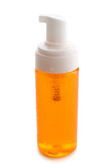 Cosmetic bottle isolated on white