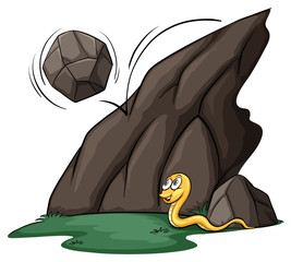 Fototapeta premium A rolling stone