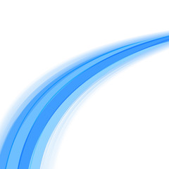 bright blue motion lines template abstract background