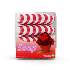 Group of Colorful Soap in the package