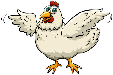 Fototapeta premium A spring chicken