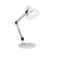 Metal Desk Lamp isolated on white background