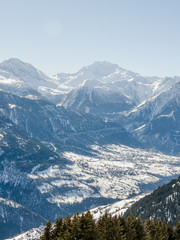 Riederalp, Dorf, Weissmies, Fletschhorn, Alpen, Wallis, Schweiz