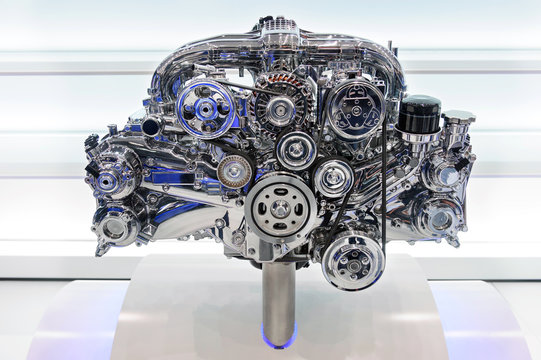 Car Engine - Concept Of Modern Automobile Motor