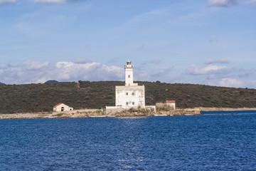 Fototapeta na wymiar Lighthouse in Sardinia