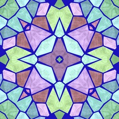 Beautiful seamless color kaleidoscope