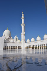 Fototapeta na wymiar Mosque - Abu Dhabi, Emirates