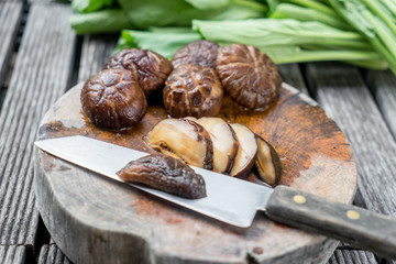 shiitake mushrooms