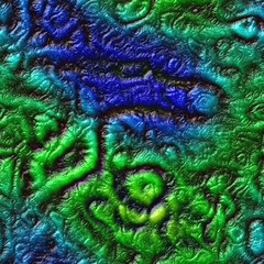 Obraz premium Green-blue seamless alien skin texture
