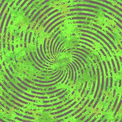 Brown swirl on green background