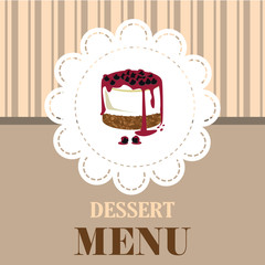 classic dessert menu