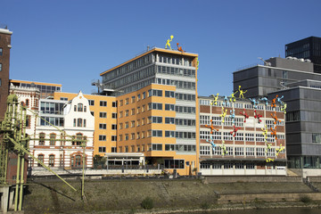 Im Düsseldorfer Medienhafen, Deutschland