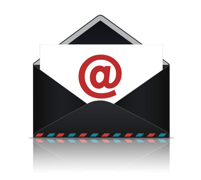 Email message with envelope