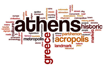 Athens word cloud
