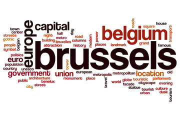 Brussels word cloud