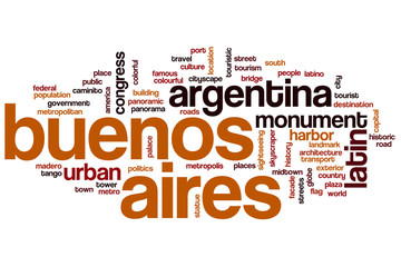 Buenos Aires word cloud