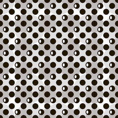 Modern black and white seamless pattern