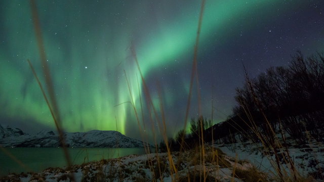 Aurora Borealis timelapse in Norway