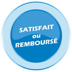 bouton satisfait ou remboursé