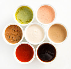 different sauces