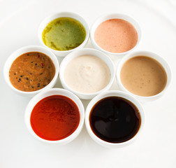 different sauces