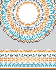 Tribal ornamental background.