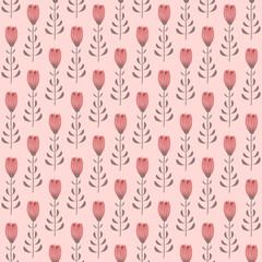 Seamless with flowers.