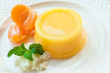 orange pudding