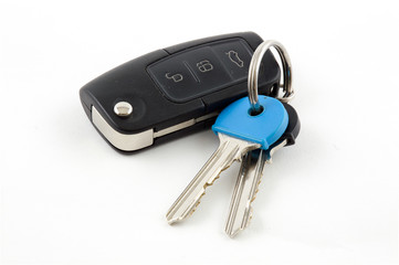 Car Key fob with House Keys