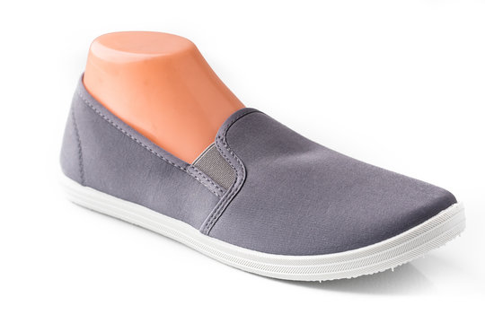 an image of cheap grey sport shoes