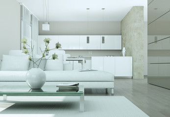 moderne Wohnung Interieur Design