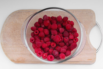 an image of sweet red raspberries