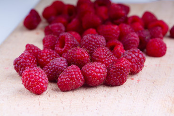 an image of sweet red raspberries