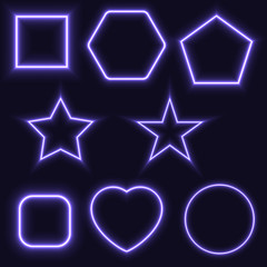 Obraz premium glowing shapes