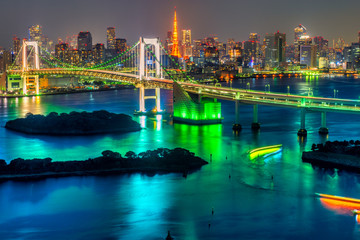 Panele Szklane Podświetlane  Tokio, Japonia.