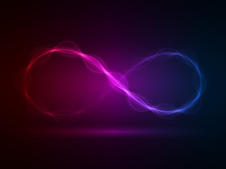 Obraz premium magic energy loop effect