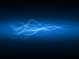 smooth energy waves (blue colored, wide waves version)